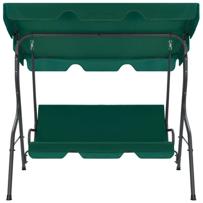 Panchina A Dondolo Da Giardino 170X110X153 Cm Tessuto