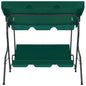 Panchina A Dondolo Da Giardino 170X110X153 Cm Tessuto