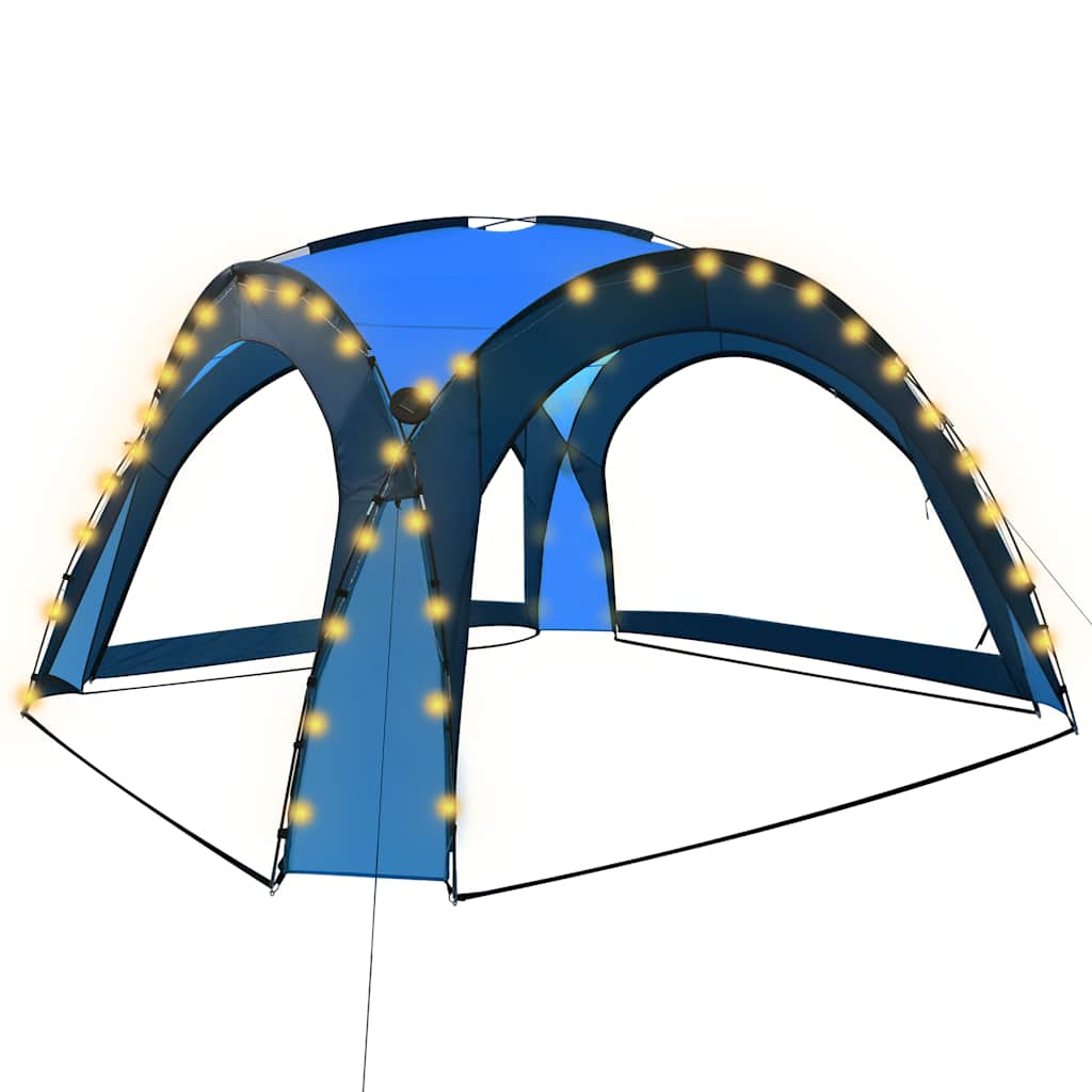 Tenda Per Feste Con Led E 4 Pareti 3,6X3,6X2,3 M