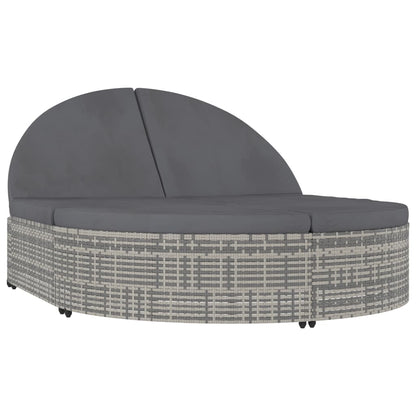 Lettino Prendisole A 2 Posti Con Cuscini In Polyrattan