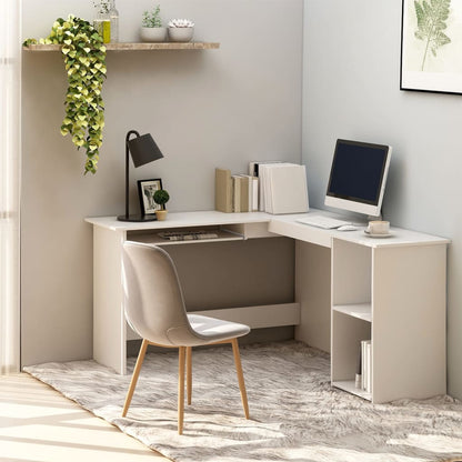 Scrivania Angolo Artigianale 120X140X75 Cm Legno Multistrato