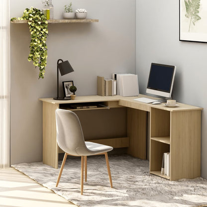 Scrivania Angolo Artigianale 120X140X75 Cm Legno Multistrato