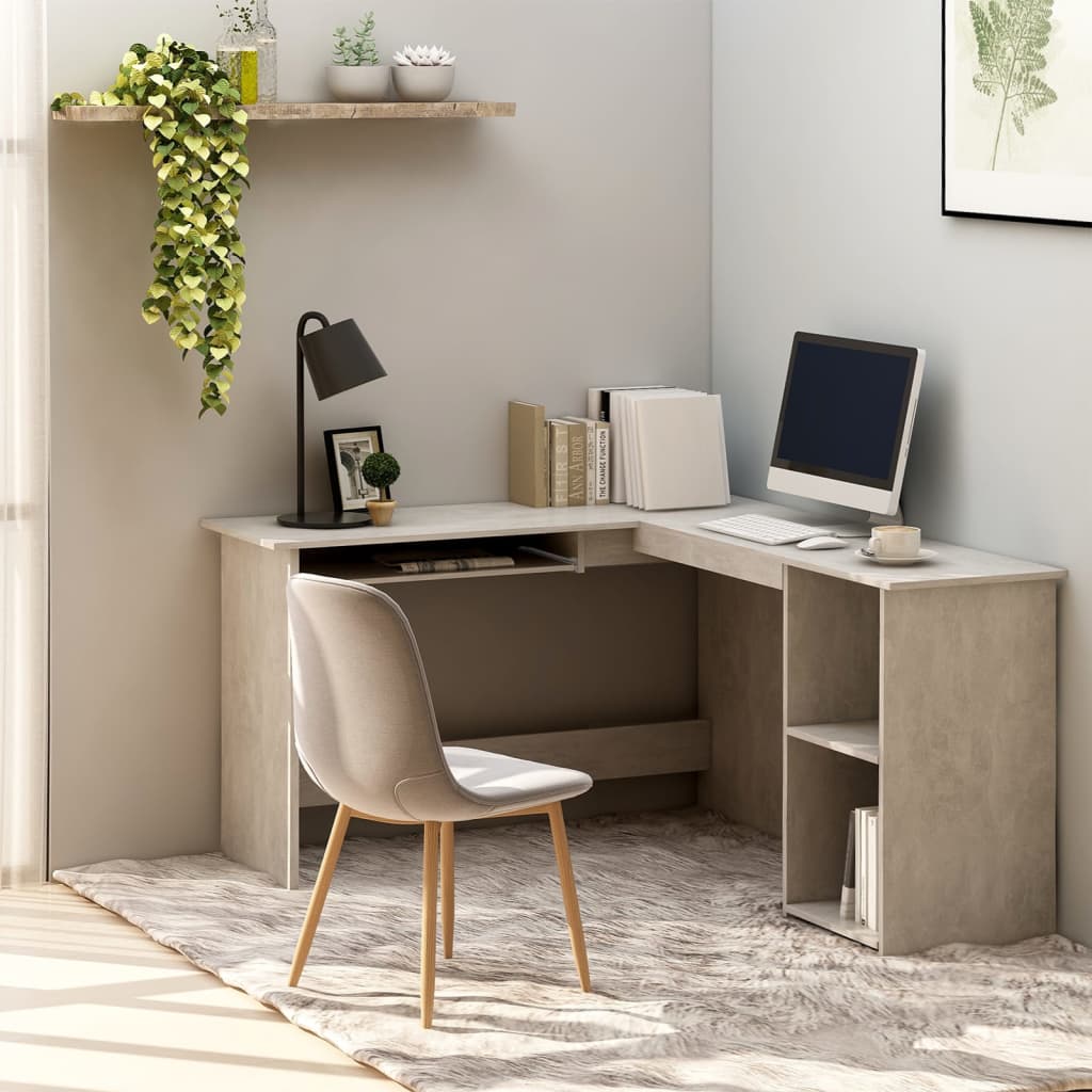 Scrivania Angolo Artigianale 120X140X75 Cm Legno Multistrato