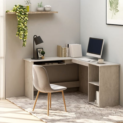 Scrivania Angolo Artigianale 120X140X75 Cm Legno Multistrato