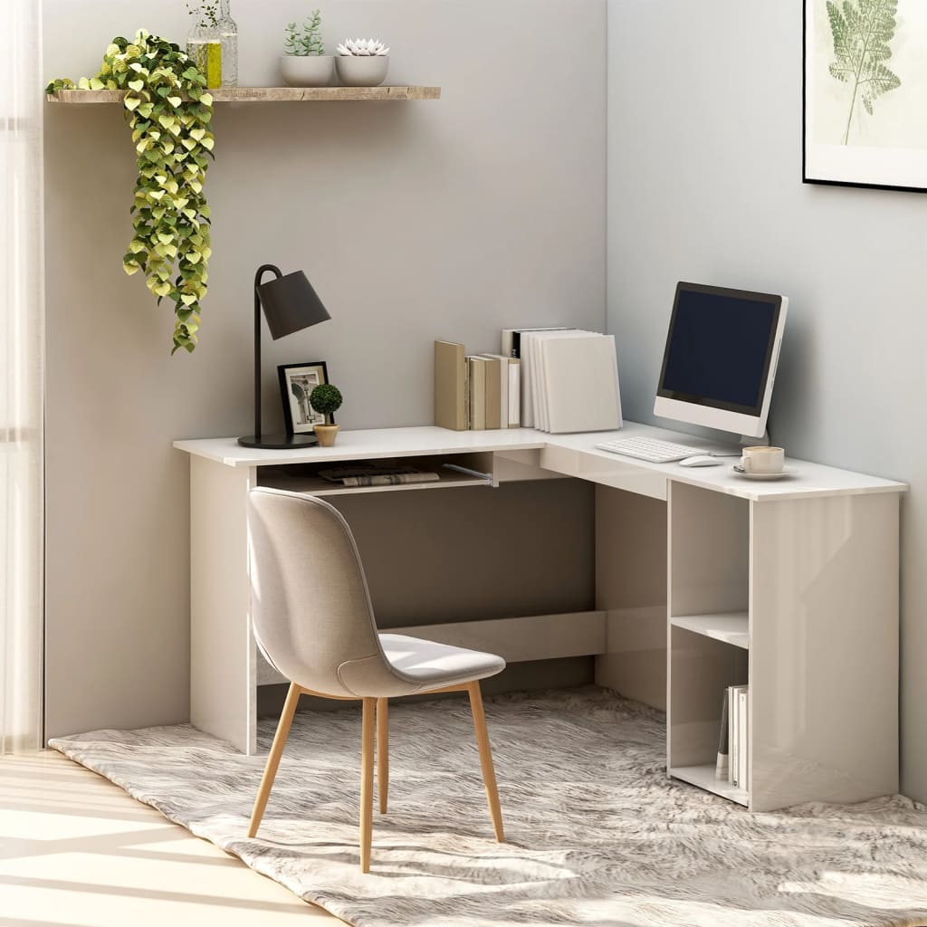 Scrivania Angolo Artigianale 120X140X75 Cm Legno Multistrato