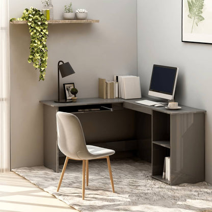 Scrivania Angolo Artigianale 120X140X75 Cm Legno Multistrato