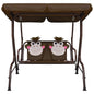 Dondolo A Panchina Per Bambini 115X75X110 Cm In Tessuto