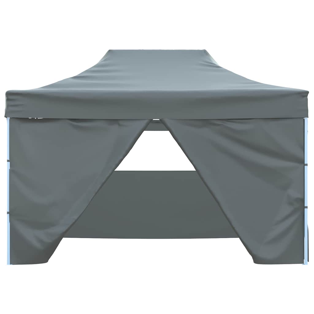 Gazebo Professionale Pieghevole 4 Pareti 3X4M Acciaio