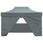 Gazebo Professionale Pieghevole 4 Pareti 3X4M Acciaio