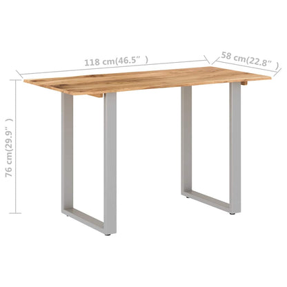 Tavolo Da Pranzo In Legno Massello Di Acacia