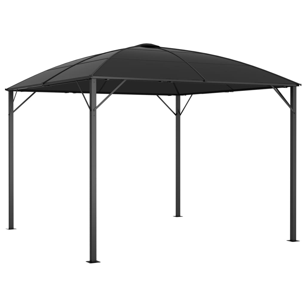 Gazebo Con Tende 300X300X265 Cm Antracite