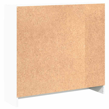 Libreria Bianca 80X24X75 Cm In Legno Multistrato