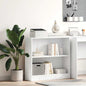 Libreria Bianca 80X24X75 Cm In Legno Multistrato