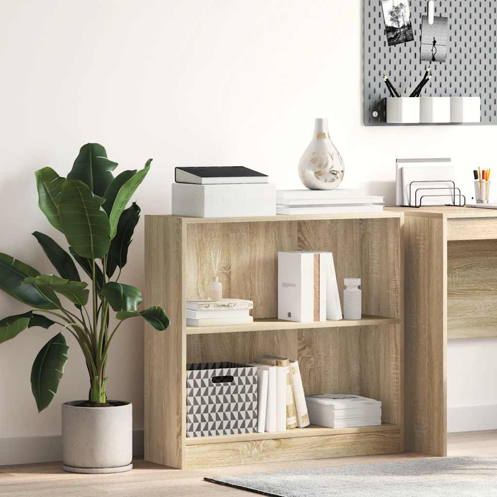 Libreria Rovere Sonoma 80X24X75 Cm In Legno Multistrato
