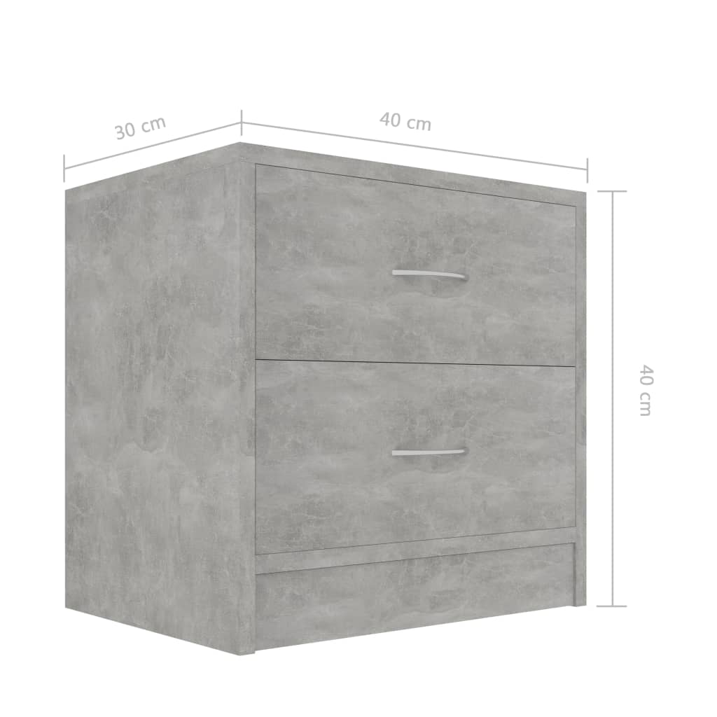 Comodino 40X30X40 Cm In Legno Multistrato