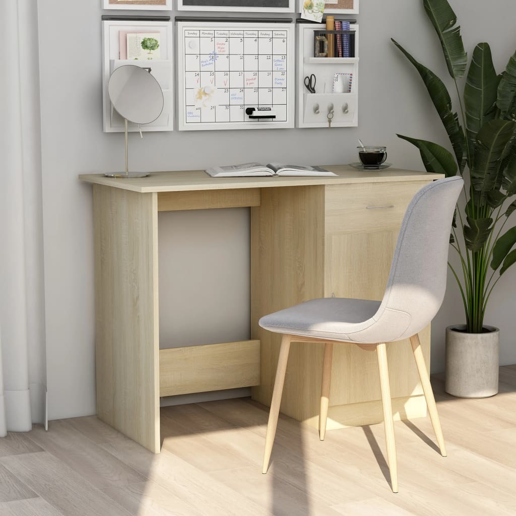 Scrivania 100X50X76 Cm In Legno Multistrato