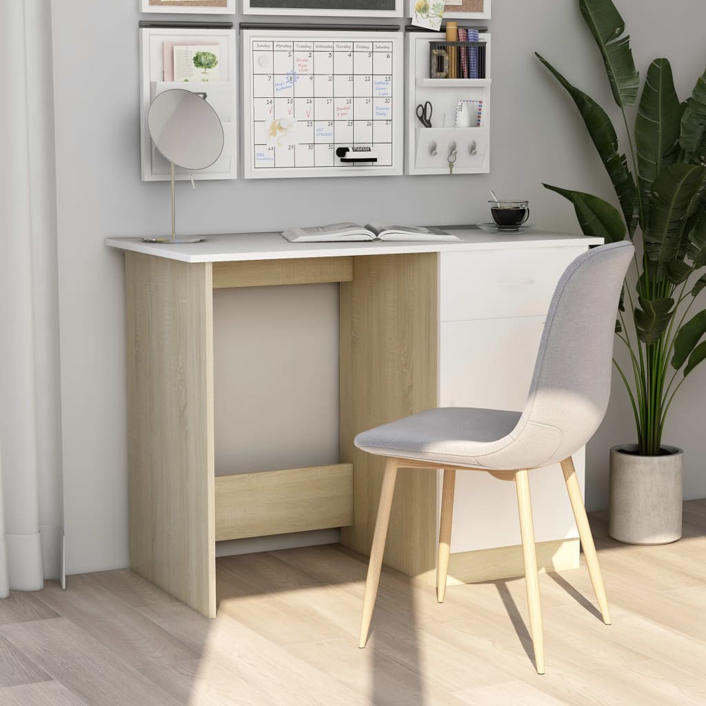 Scrivania 100X50X76 Cm In Legno Multistrato
