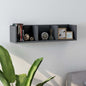 Scaffale Porta Cd A Parete Antico 75X18X18 Cm Legno Multistrato