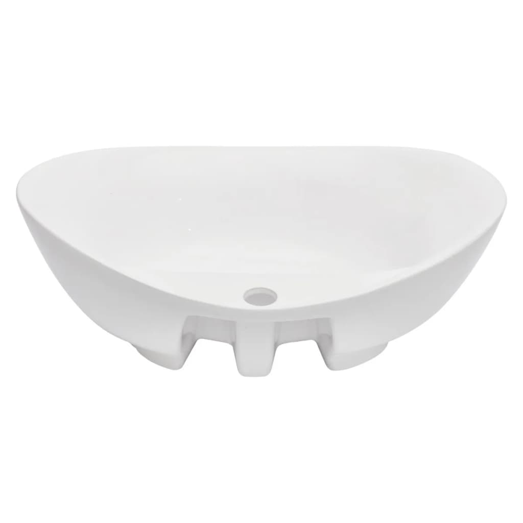 Set Mobili Da Bagno 2 Pz Ceramica Rovere Marrone