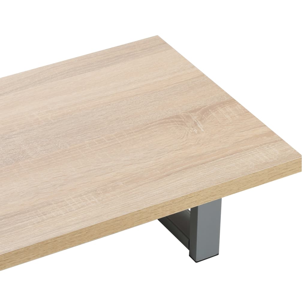 Set Mobili Da Bagno 2 Pz Ceramica Rovere Marrone