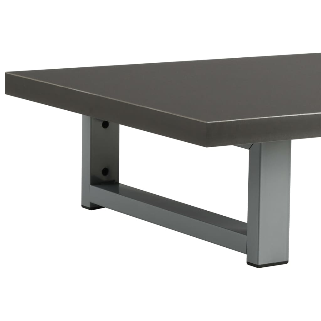 Set Mobili Da Bagno 2 Pz Ceramica Grigio