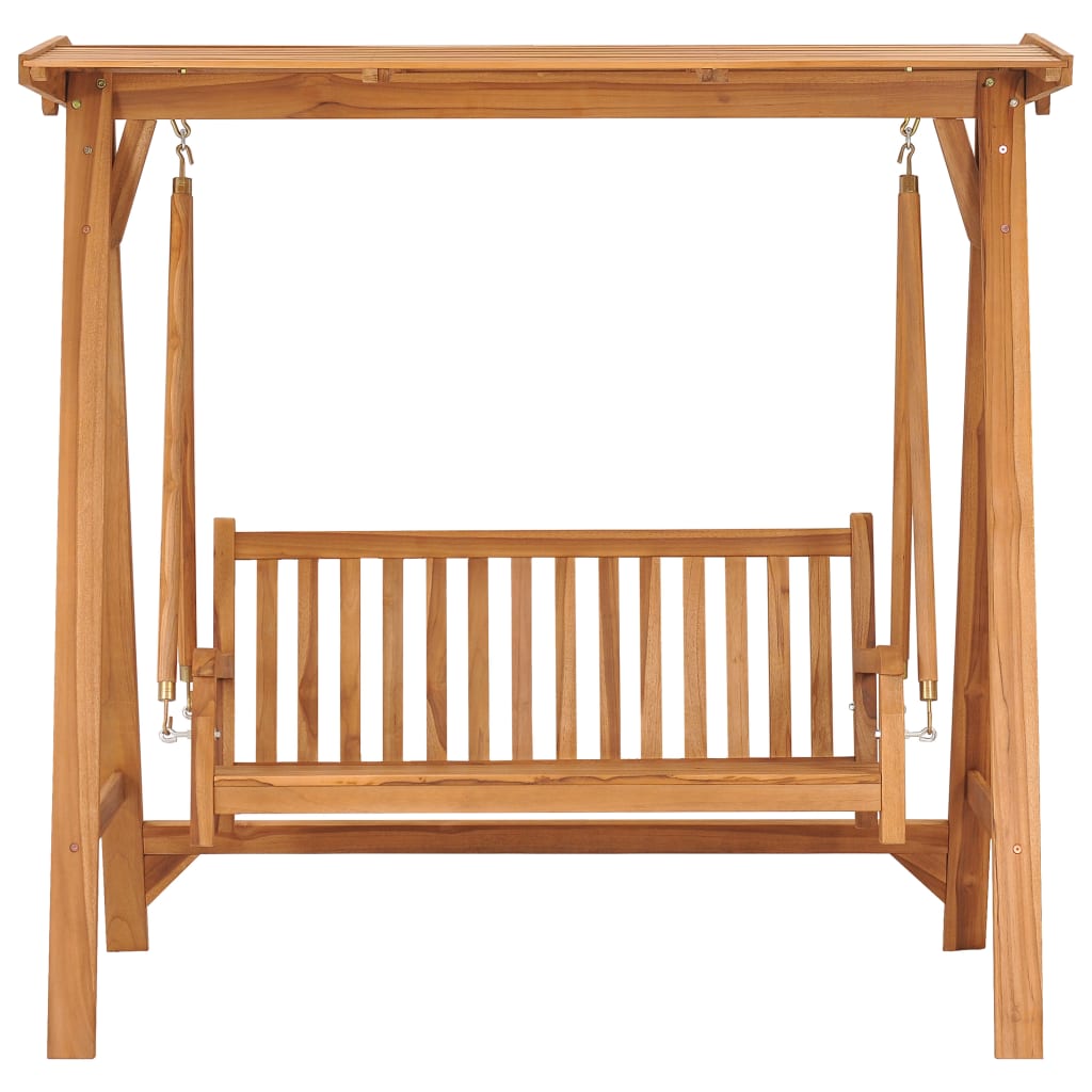 Dondolo Da Giardino 170 Cm In Legno Massello Di Teak