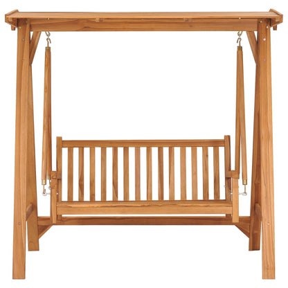 Dondolo Da Giardino 170 Cm In Legno Massello Di Teak