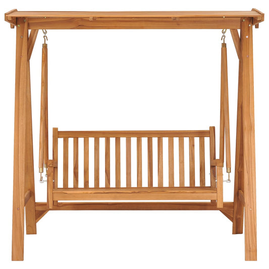 Dondolo Da Giardino 170 Cm In Legno Massello Di Teak