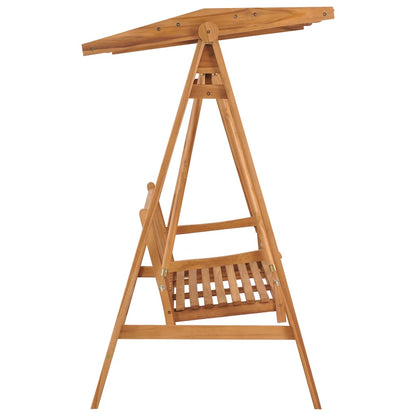 Dondolo Da Giardino 170 Cm In Legno Massello Di Teak