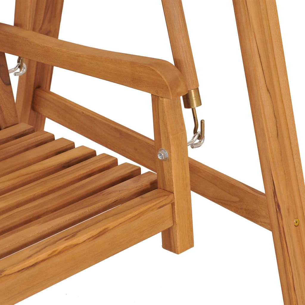 Dondolo Da Giardino 170 Cm In Legno Massello Di Teak