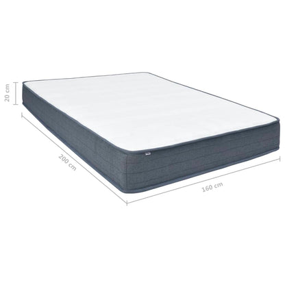 Materasso Per Letto Box Spring Rigidità Media 200X160X20 Cm