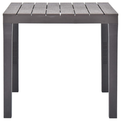 Tavolo Da Giardino Mocca 78X78X72 Cm In Plastica