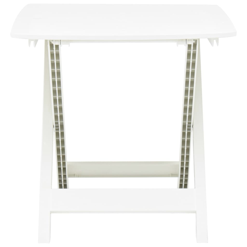 Tavolo Da Giardino Pieghevole 79X72X70 Cm In Plastica
