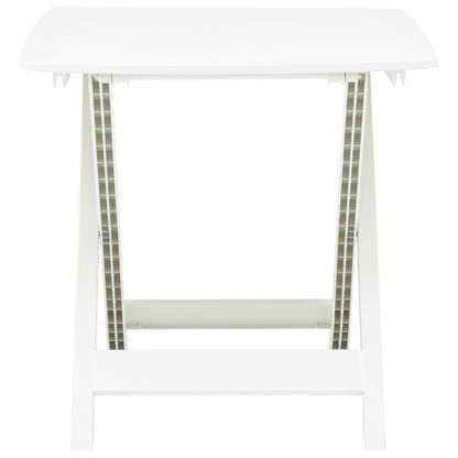 Tavolo Da Giardino Pieghevole 79X72X70 Cm In Plastica