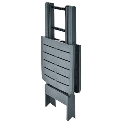 Tavolo Da Giardino Pieghevole 79X72X70 Cm In Plastica
