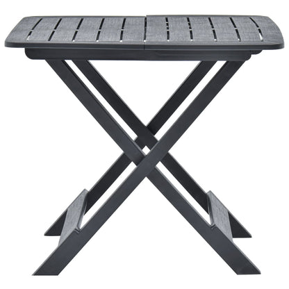Tavolo Da Giardino Pieghevole 79X72X70 Cm In Plastica