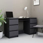 Scrivania 140X50X77 Cm In Legno Multistrato