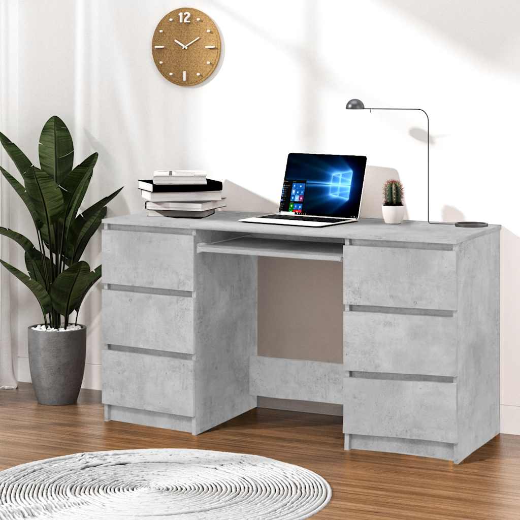 Scrivania 140X50X77 Cm In Legno Multistrato