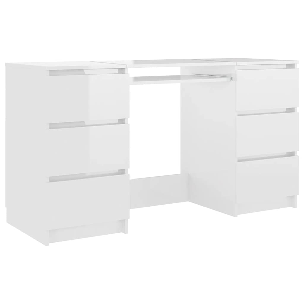 Scrivania 140X50X77 Cm In Legno Multistrato