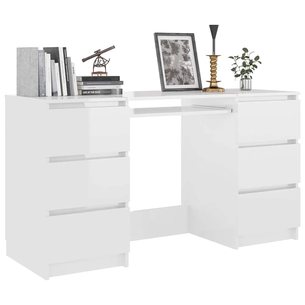 Scrivania 140X50X77 Cm In Legno Multistrato