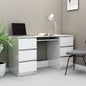 Scrivania 140X50X77 Cm In Legno Multistrato