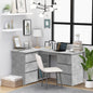 Scrivania Angolo 145X100X76 Cm Legno Multistrato