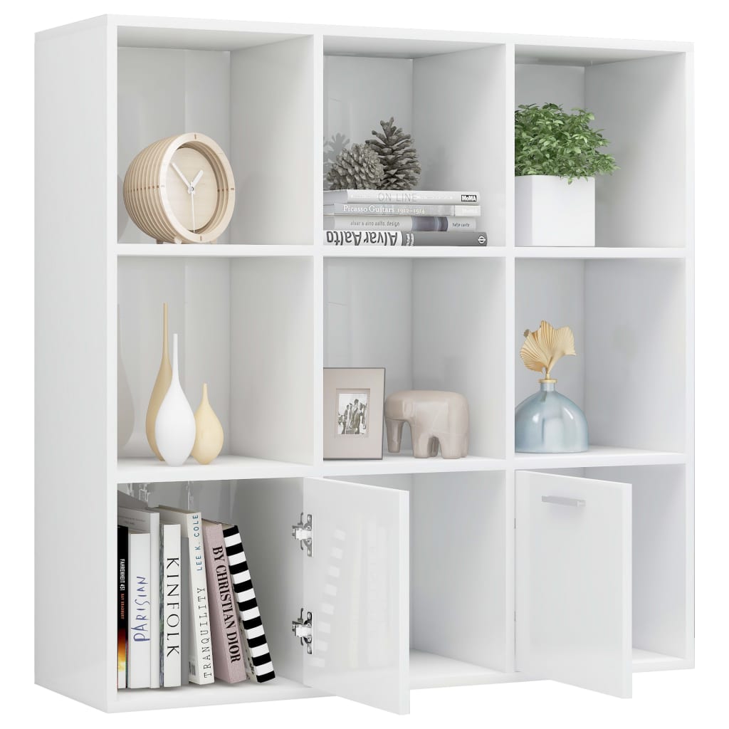 Libreria 98X30X98 Cm In Legno Multistrato