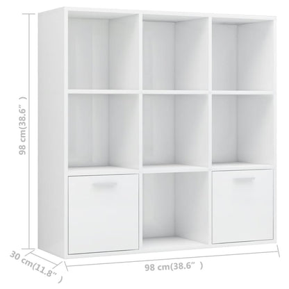 Libreria 98X30X98 Cm In Legno Multistrato