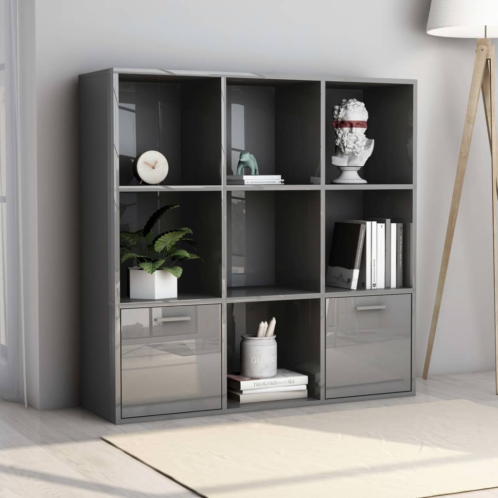 Libreria 98X30X98 Cm In Legno Multistrato
