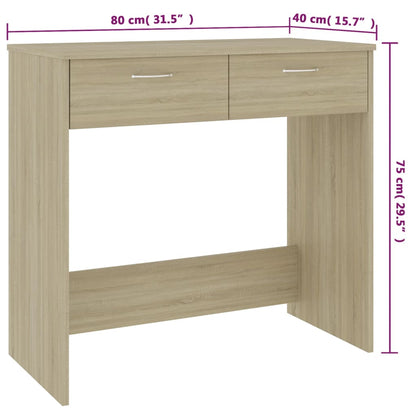 Scrivania 80X40X75 Cm In Legno Multistrato