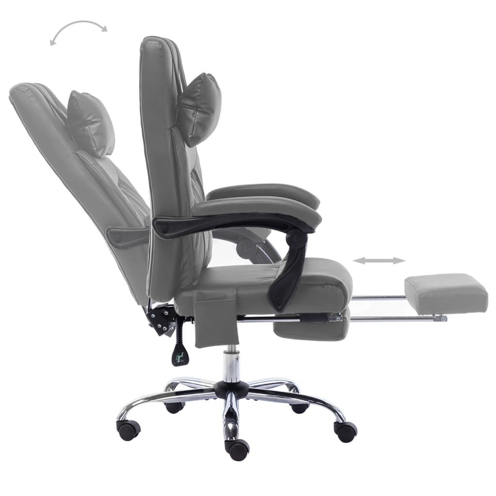 Sedia Da Ufficio Massaggiante In Similpelle