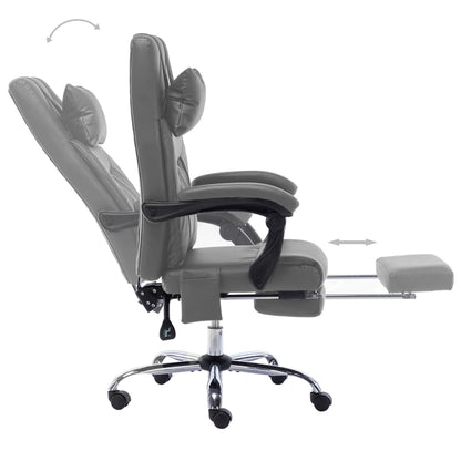 Sedia Da Ufficio Massaggiante In Similpelle