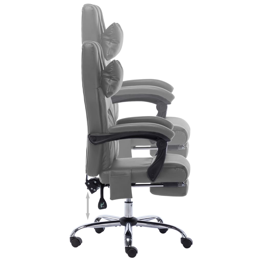 Sedia Da Ufficio Massaggiante In Similpelle