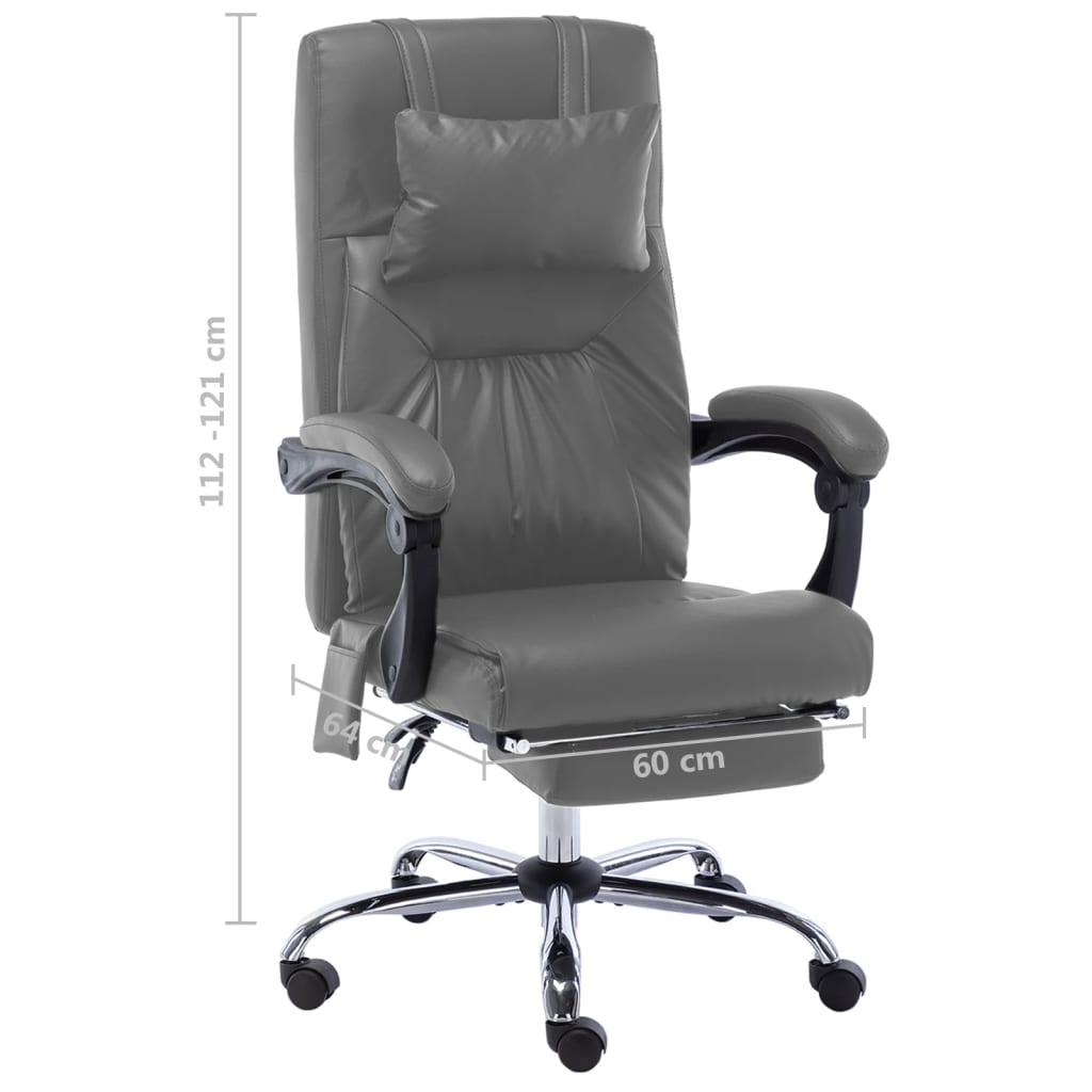 Sedia Da Ufficio Massaggiante In Similpelle